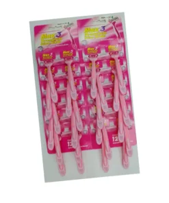 Afeitador max 3 hojas ln73-plancha x 24 und