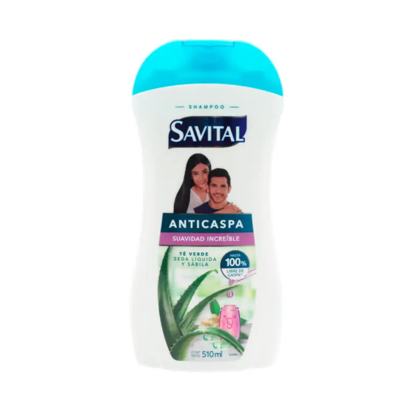 Shampoo savital anticaspa suavidad increible 510 ml-caja x 1 doc