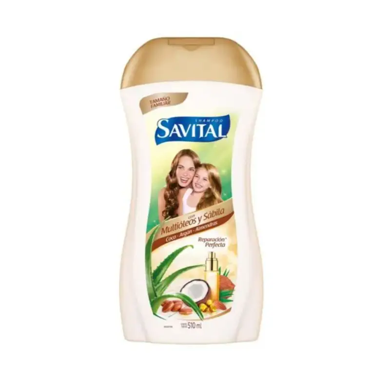 Shampoo savital sabila y multioleos 30 ml-caja x 18 doc
