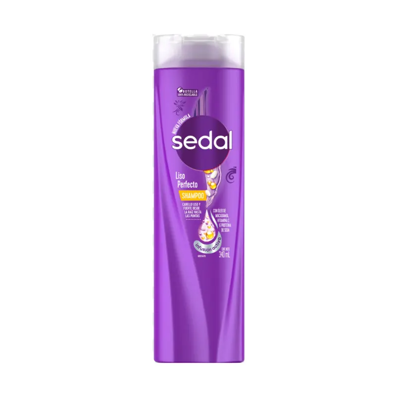Shampoo sedal liso perfecto 340 ml-caja x 1 doc